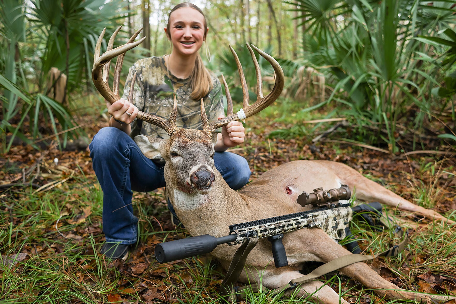 Smoke: Harris County teen puts woman's touch on bruiser 12-pointer ...