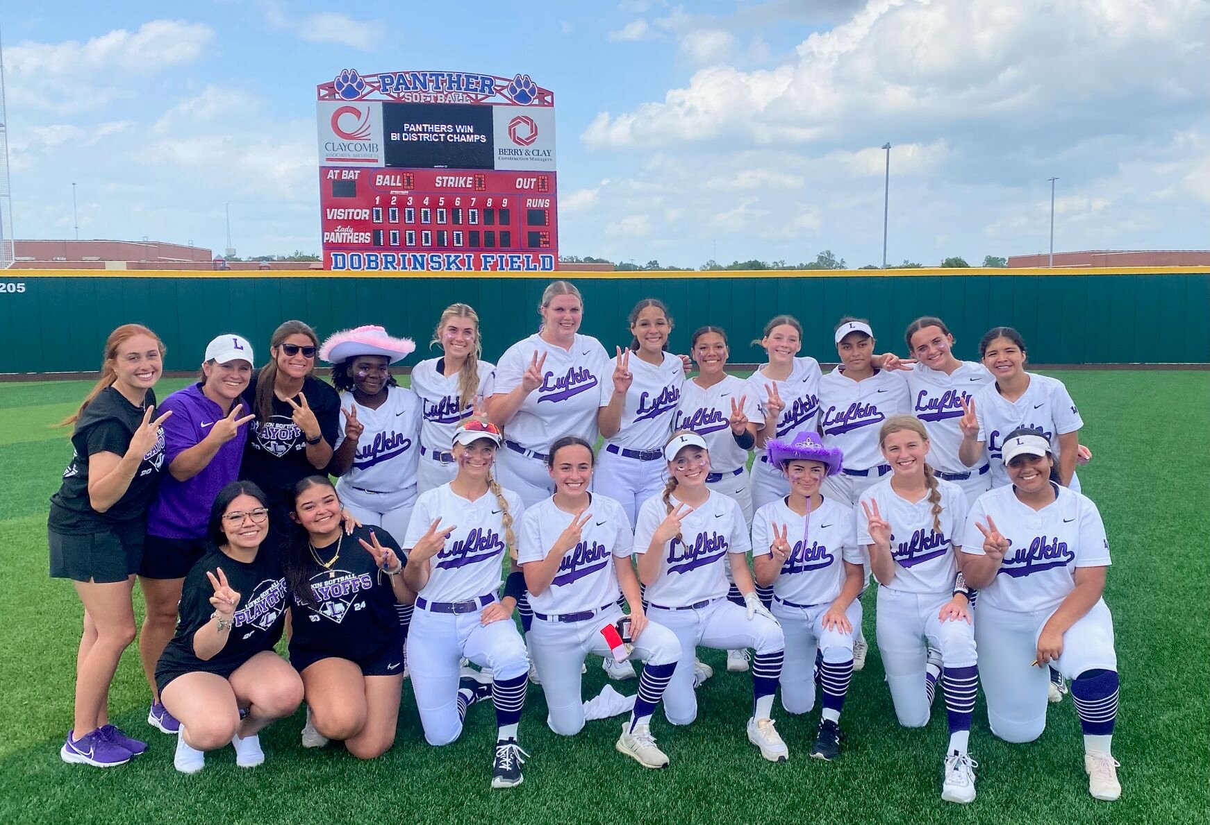 Lady Panthers sweep Hallsville; area round series set with Lovejoy