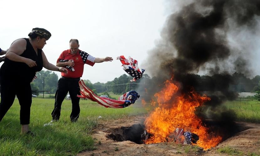 VFW holds flag retirement ceremony