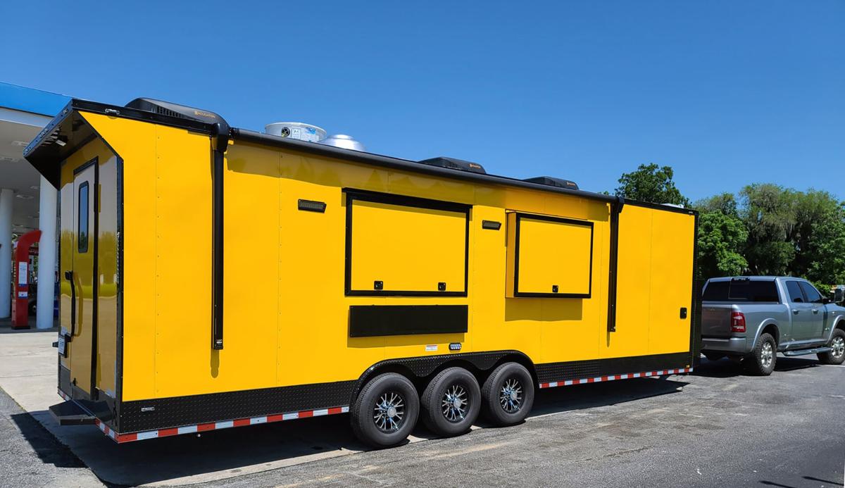 Corn Dog 7 trading mall digs for Timberland food truck Local & State