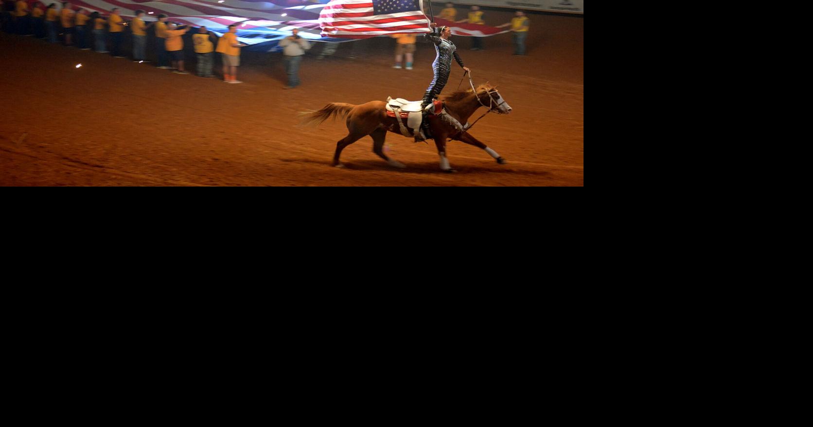 Trick rider Dickerson wows crowds in return to Angelina Benefit Rodeo ...