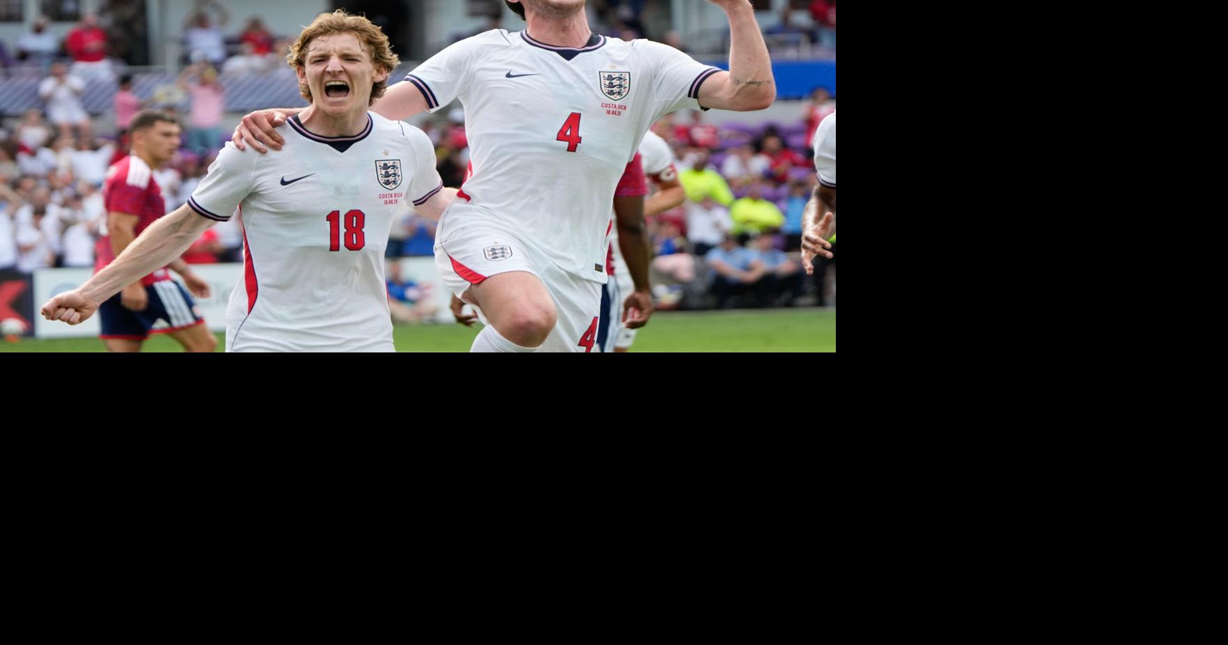 APTOPIX Costa Rica England Soccer