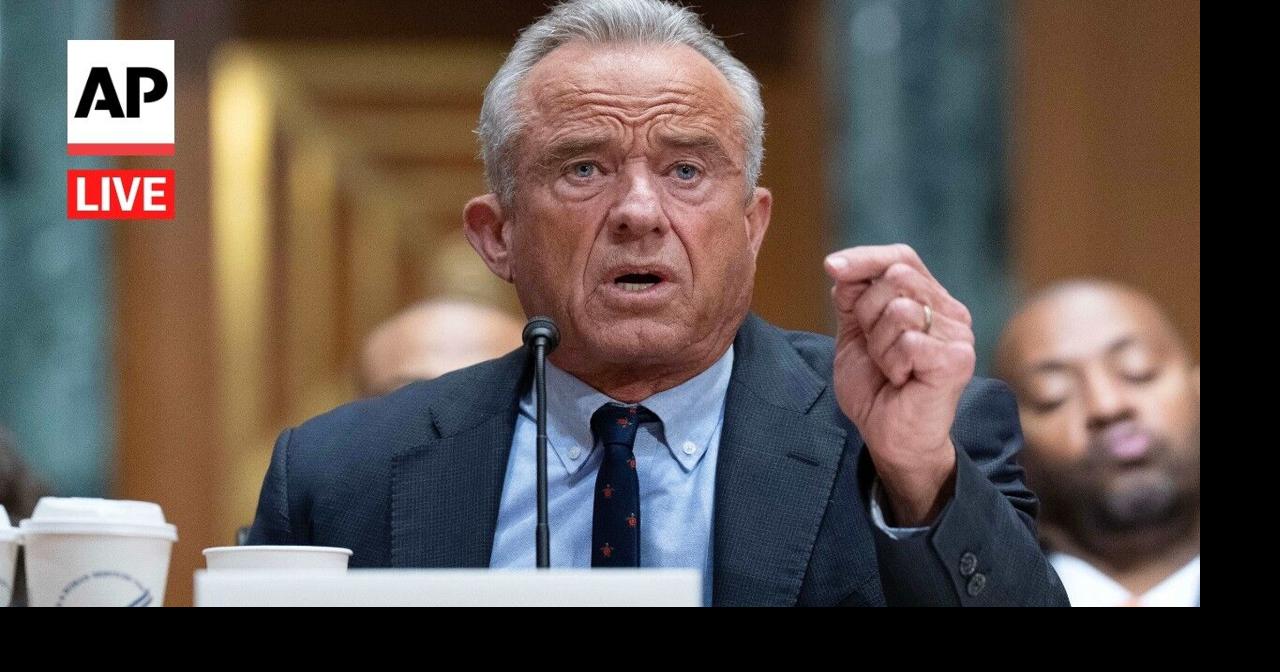 LIVE: RFK Jr. faces Senate health committee hearing on HHS budget | Ap ...