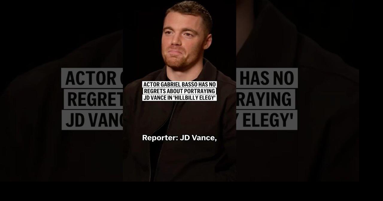 Actor Gabriel Basso has no regrets about portraying JD Vance in ...