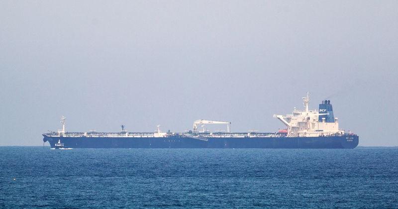 FILE PHOTO: The SCF Altai tanker has anchored near Israel's Ashkelon port