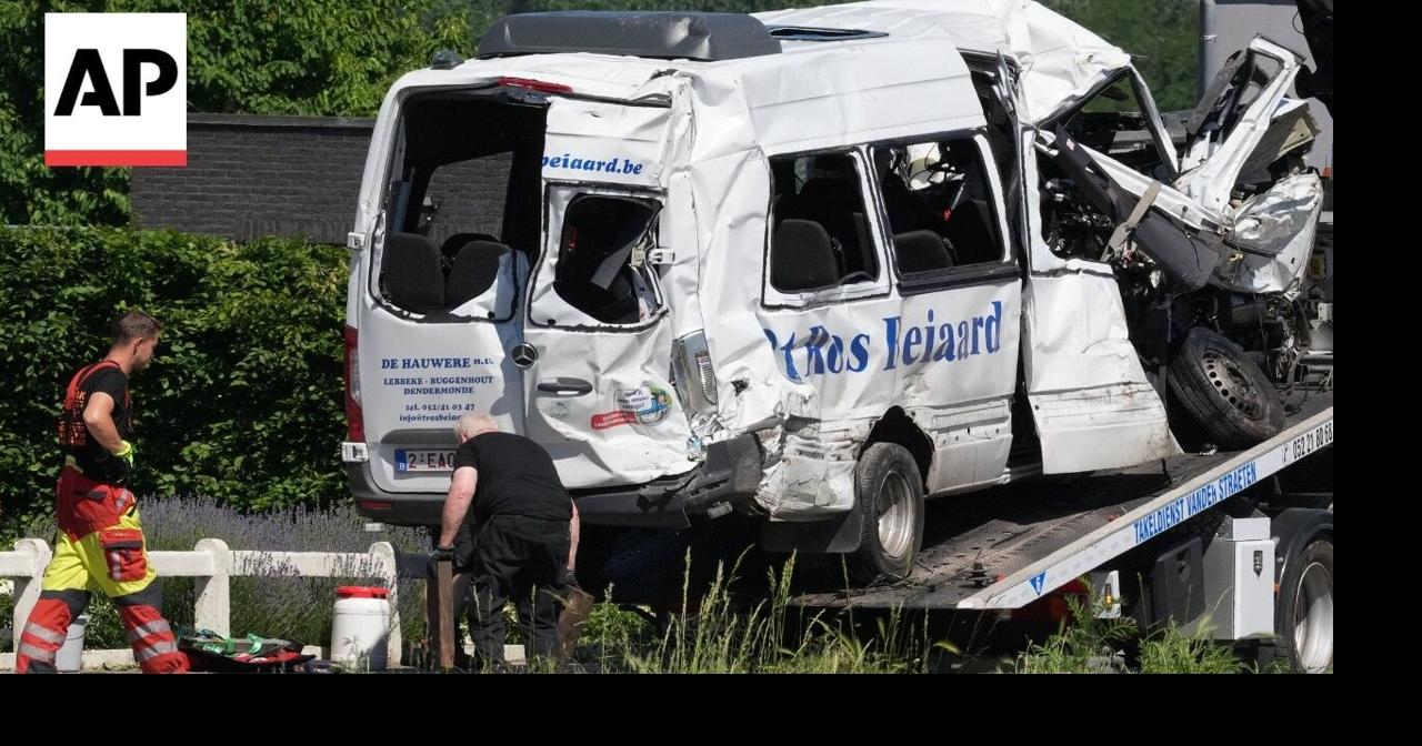 4 dead after train collides with a minibus of children in Belgium | Ap ...