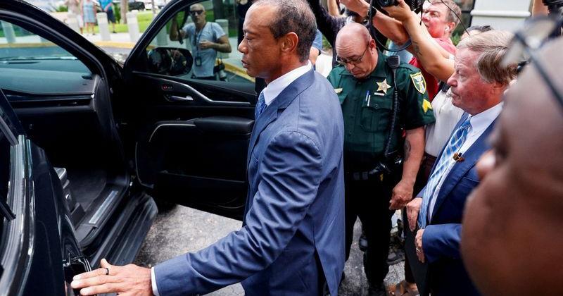 Tiger Woods appears in court on DUI charge, in Stuart