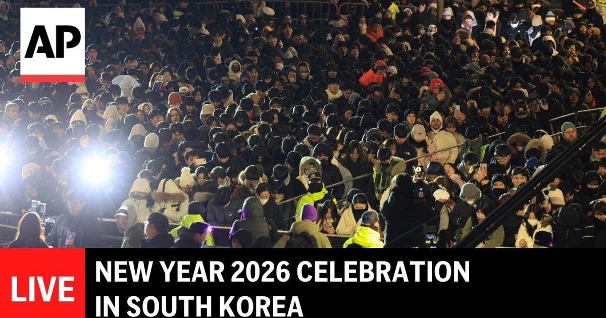 South Korea New Year 2026 LIVE: Celebrations in Seoul
