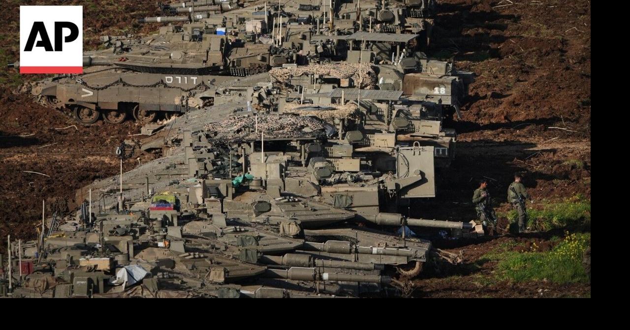 AP reporter shows scene along Israel and Lebanon border as missiles launch