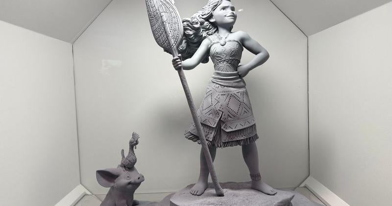 Walt Disney Imagineering revealed models for upcoming characters on the Disney Believe at D23: The Ultimate Disney Fan Event.