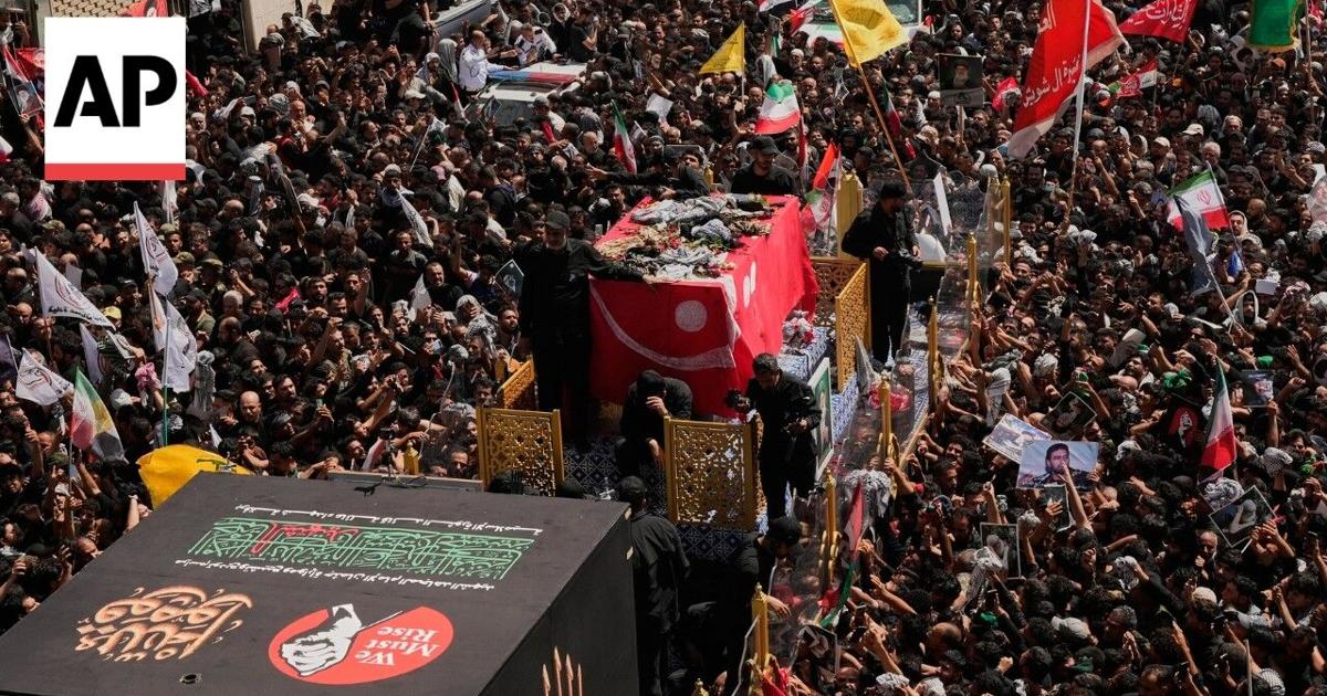 Thousands Participate in Funeral Procession for Iran’s Deceased Supreme Leader Khamenei in Iraq | Ap Video Thousands Participate in Funeral Procession for Iran’s Deceased Supreme Leader Khamenei in Iraq | Ap Video