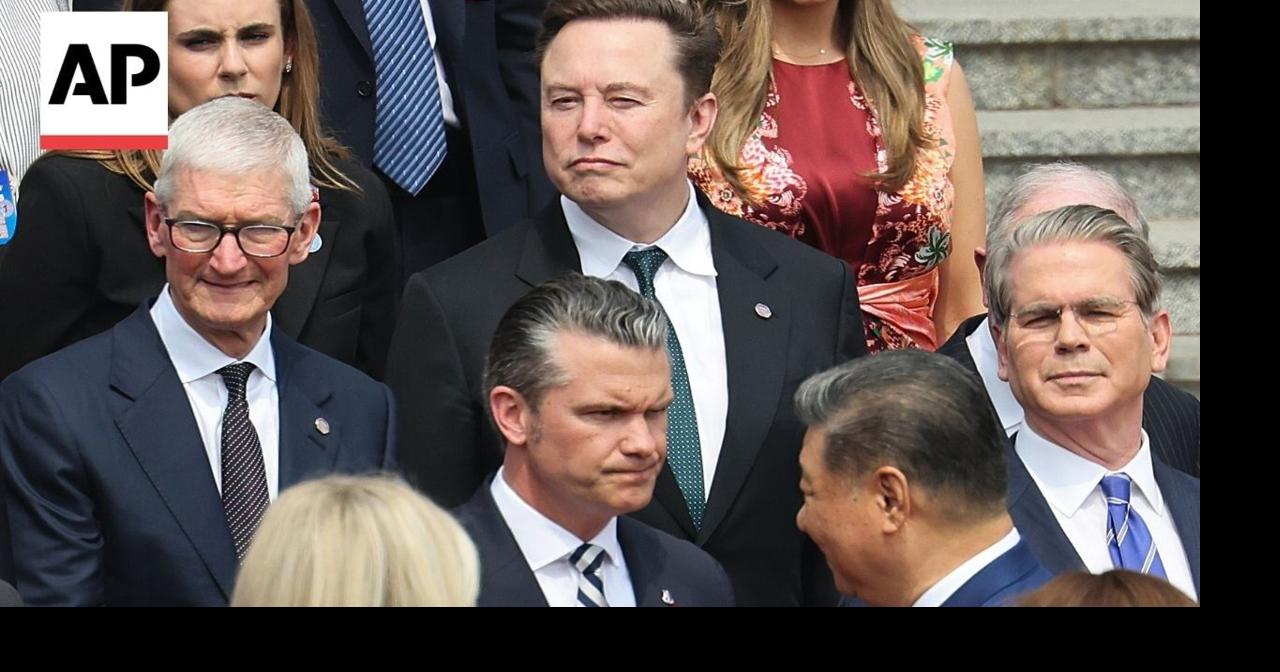 WATCH: China’s premier meets Elon Musk, Jensen Huang and other CEOs ...