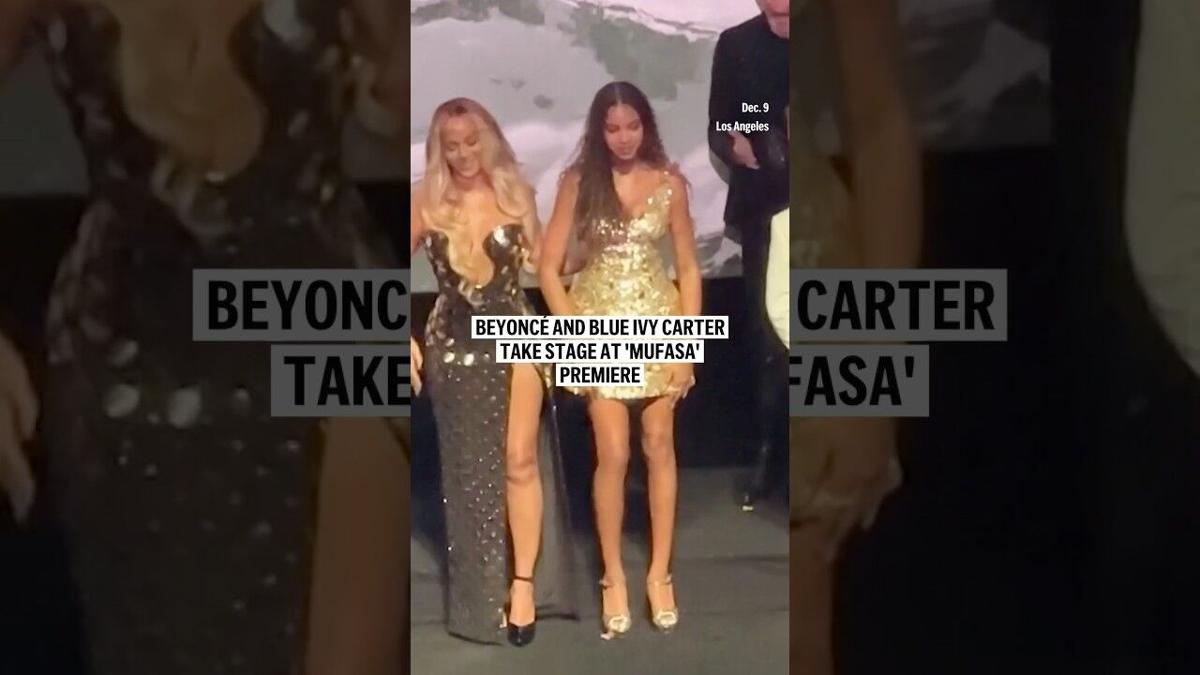 Beyoncé and Blue Ivy Carter take stage at 'Mufasa' premiere