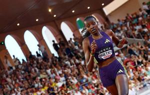 Athletics-Kenya's Ngetich breaks women-only half marathon world record by one second