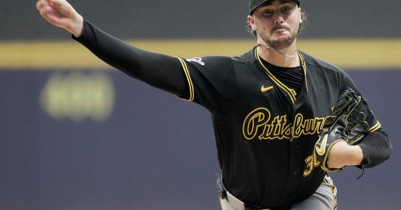 Pittsburgh Pirates pitcher Paul Skenes (30) throws during the first inning of their game against the Milwaukee Brewers