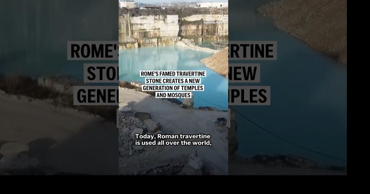 Rome's famed travertine stone has created a new generation of temples ...
