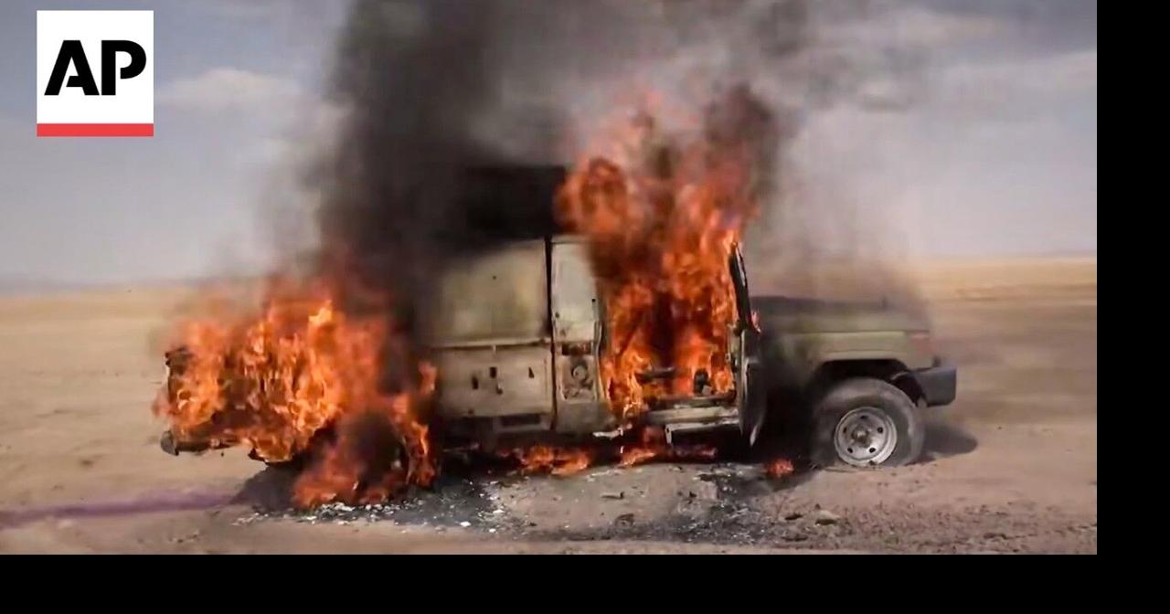 Video shows Yemen government forces during military operations in eastern Hazm