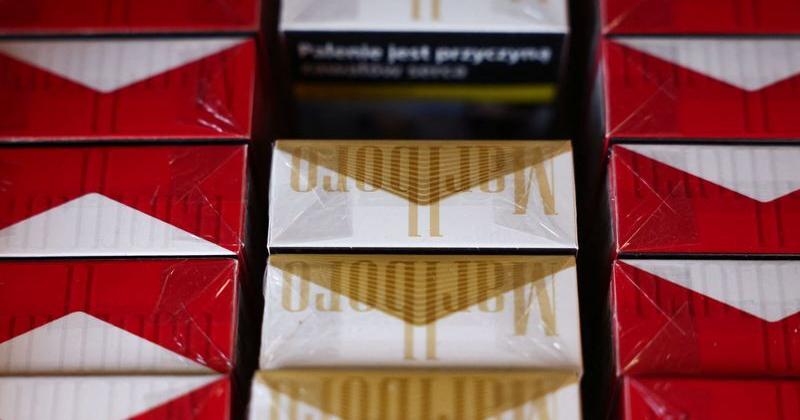 Packages of Marlboro cigarettes produced by Philip Morris International are seen at the grocery store in Warsaw