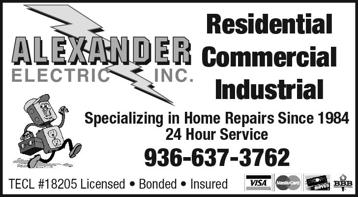 Alexander Electric Inc Electrical Services Lufkindailynews Com