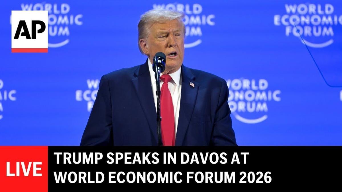 LIVE: Trump’s speech at WEF 2026 in Davos