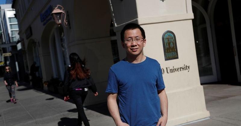 Zhang Yiming, founder and global CEO of ByteDance, poses in Palo Alto, California