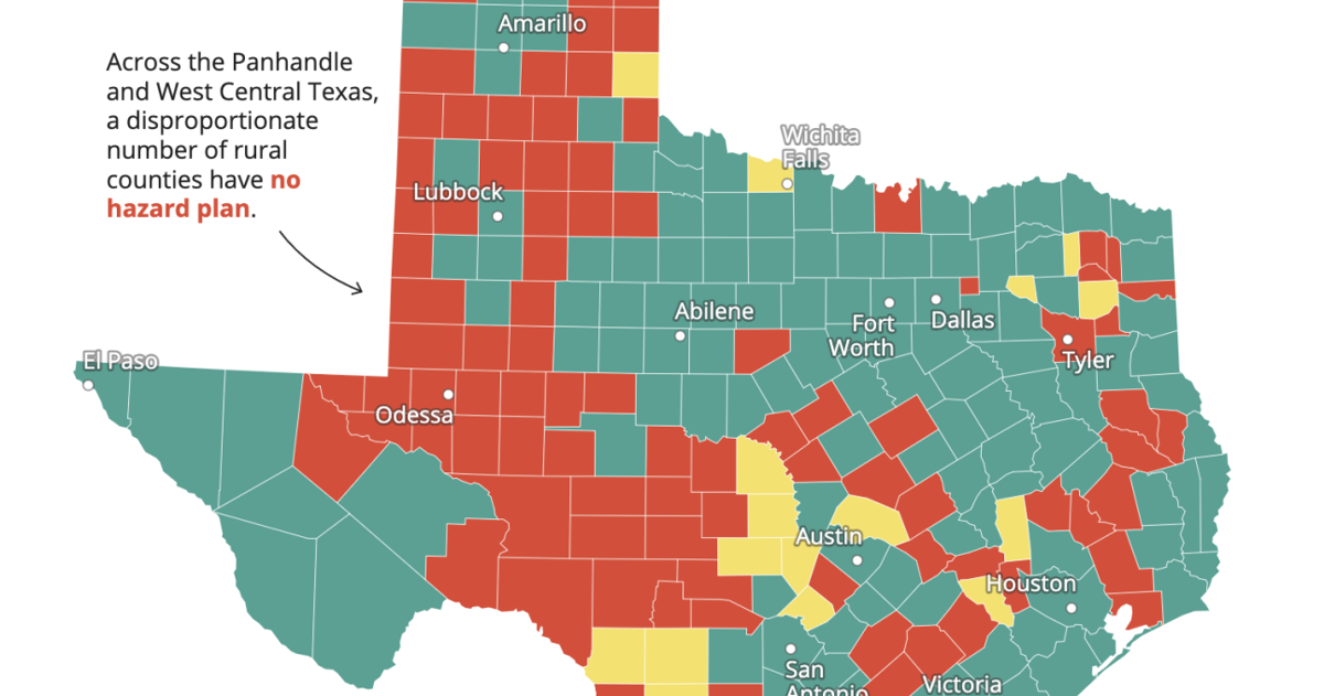 More than 100 Texas counties lack plans to curb damage from natural ...