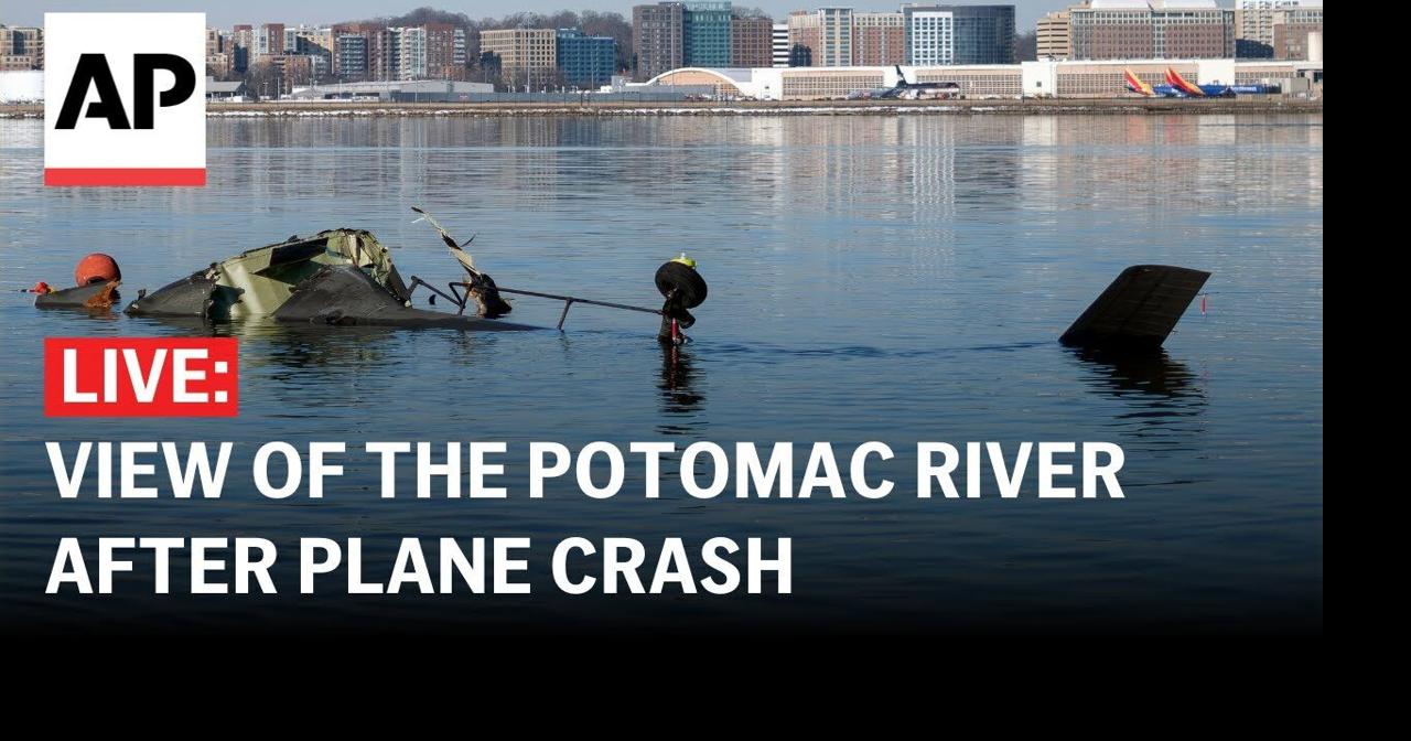 LIVE: View of the Potomac River after plane crash near D.C. | Ap Video ...