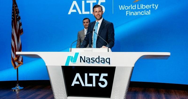 World Liberty Financial and ALT5 Sigma at the Nasdaq Market, in New York