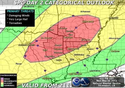 Threat of severe weather in East Texas today | Community ...