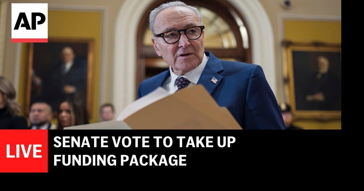 LIVE: Senate vote to take up funding package as partial government ...