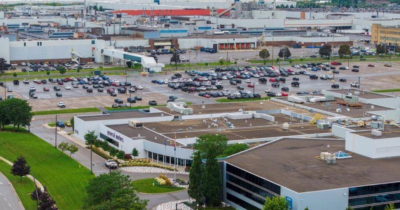 FILE PHOTO: GM assembly plant in Oshawa Ontario