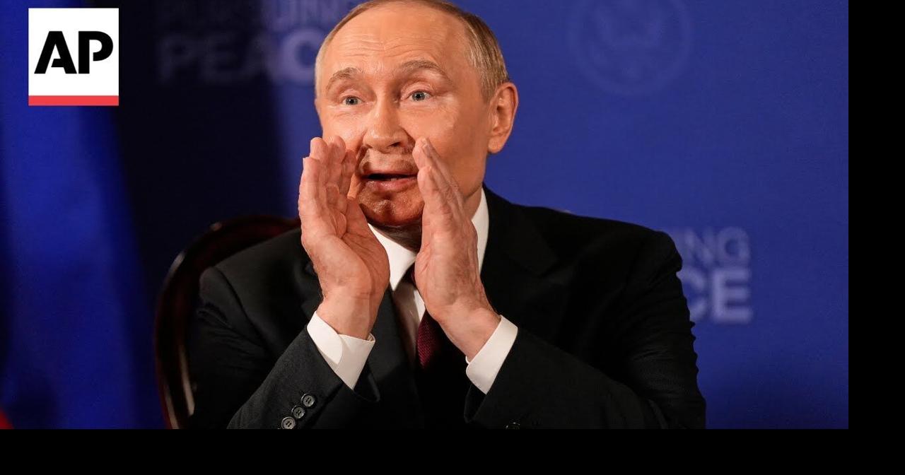 WATCH: Putin reacts to reporters shouting questions at him and Trump ...
