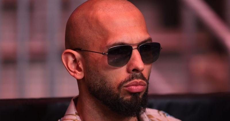 Social Media personality Andrew Tate attends UFC 327 at Kaseya Center in Miami, Florida on April 11, 2026. | National