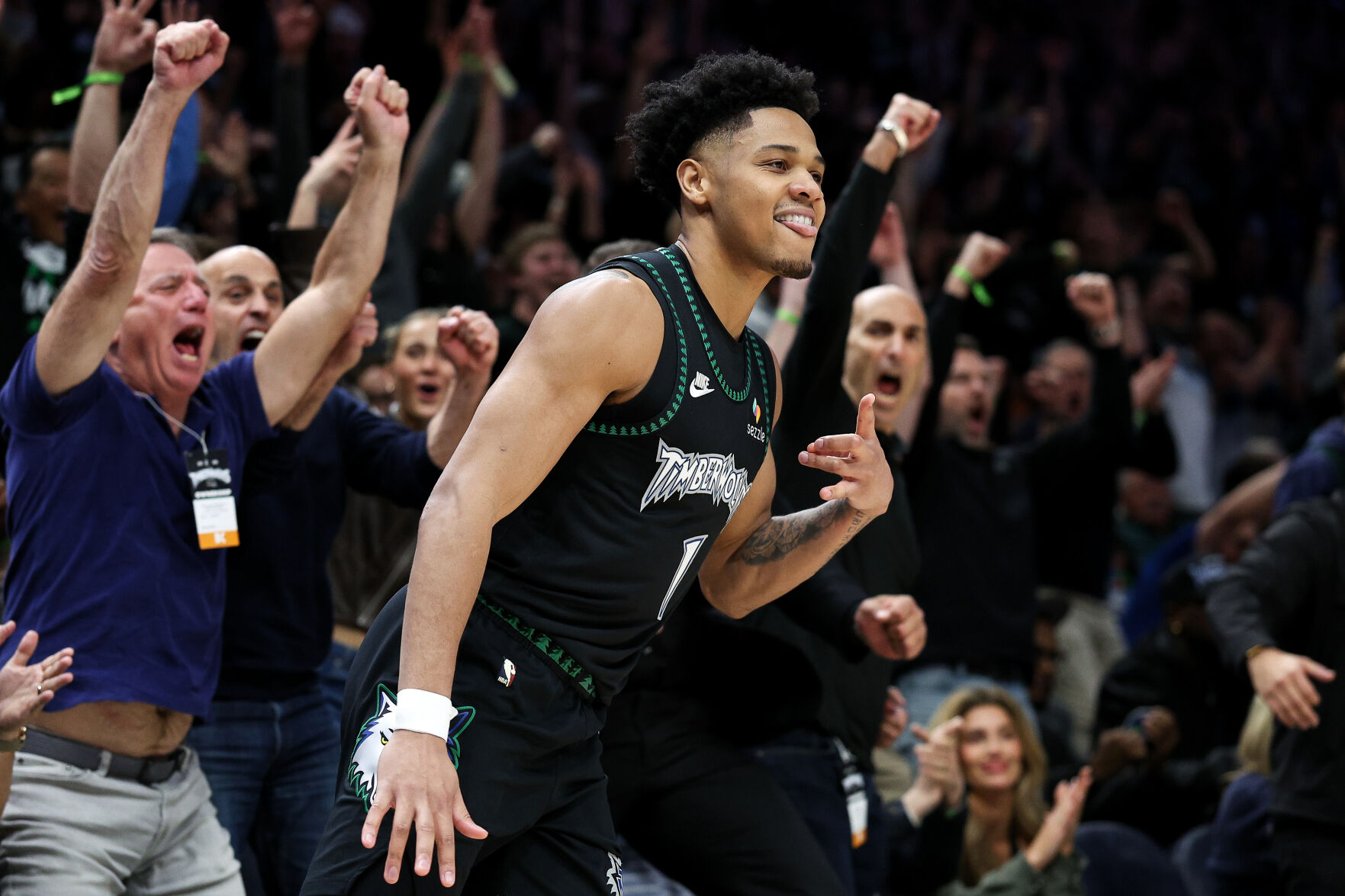 NBA at フィフティ NBA | @therealjadenmcdaniels held his opponents to 37.3 FG%, the
