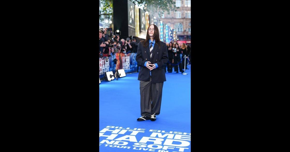 Billie Eilish premieres film with James Cameron and confetti Billie Eilish premieres film with James Cameron and confetti