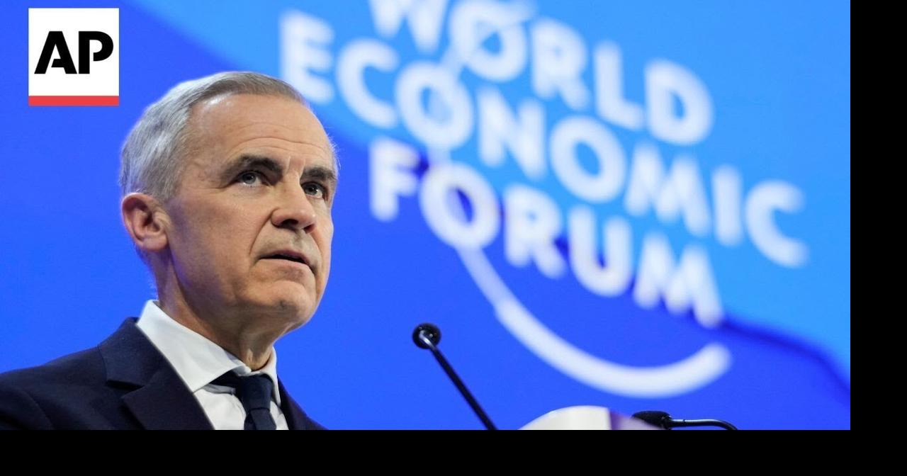 Canada's Mark Carney warns in Davos speech: 'We are in the midst of a ...