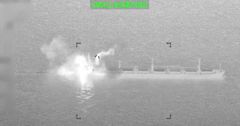 Photo: The Lufkin Daily News US Jets Disable M/V Ocean Molica Attempting to Run US Blockade of Iran