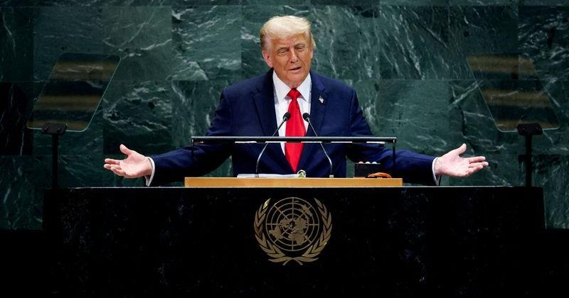 File photo shows 80th United Nations General Assembly at U.N. headquarters in New York City; U.S. President Donald Trump addressed the assembly on September 23, 2025