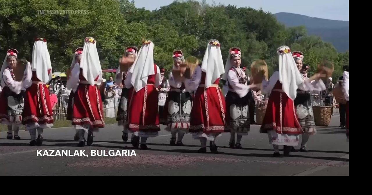 Празник на розата събра хиляди туристи в България |  Ap видео