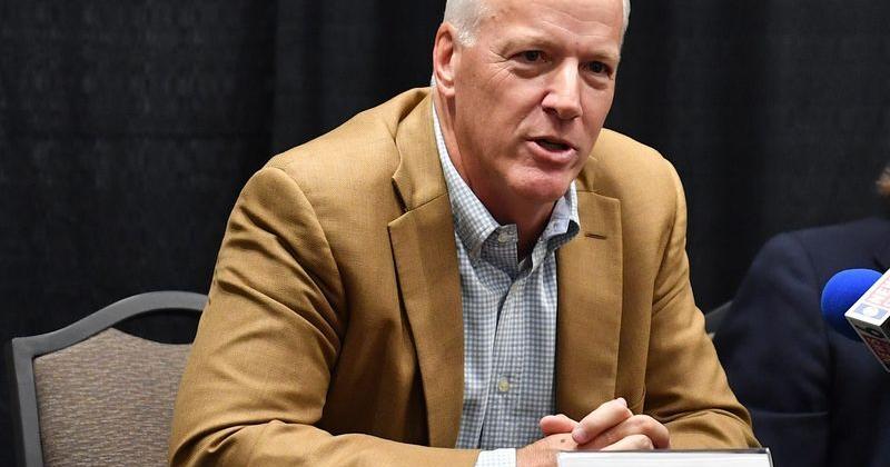 Republican Incumbent and State Representative District 69 James B Frank at the candidate forum hosted by the League of Women Voters inside the MSU Texas Clark Student Center Comanche Suites on Thursday, September 26, 2024.