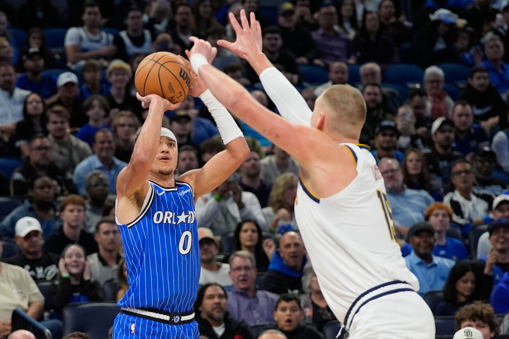 Black scores career-high 38, Magic overcome Jokic, Nuggets for 127