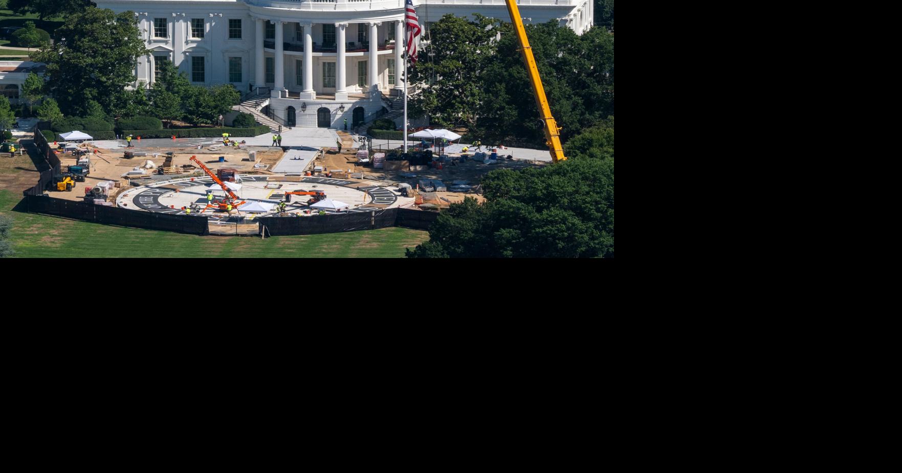 APTOPIX White House Helipad