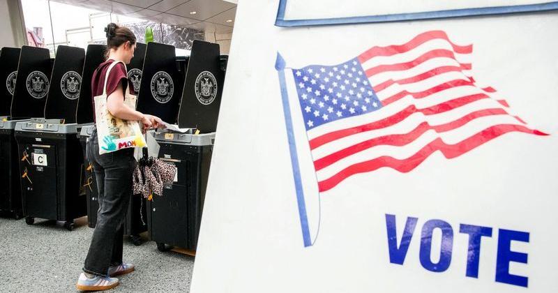 Primary elections take place in New York