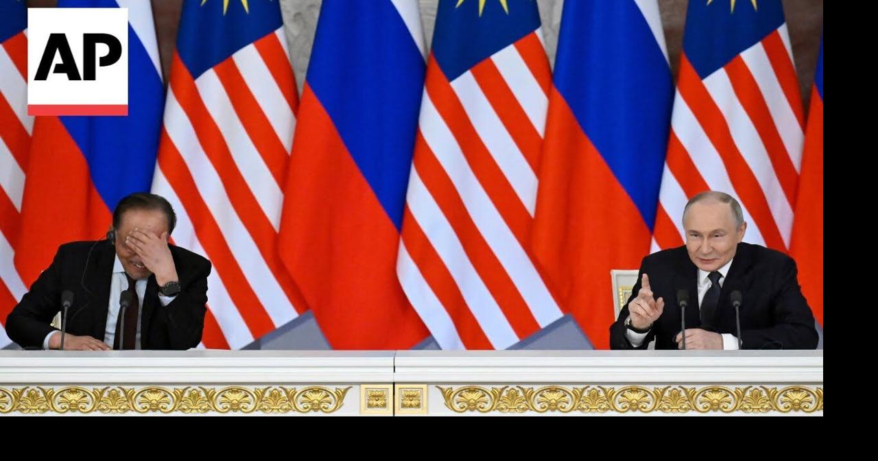Putin teases Malaysia's Anwar Ibrahim after his answer to royal riddle ...