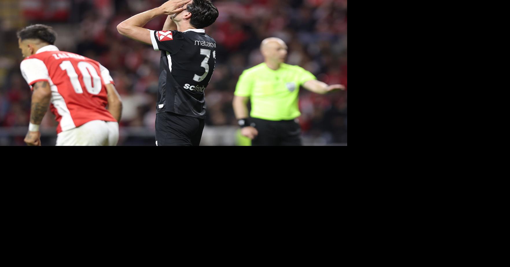 Dorgeles' 92nd-Minute Strike Gives Braga Edge Over Freiburg in Europa League Semi-Final First Leg — image 1
