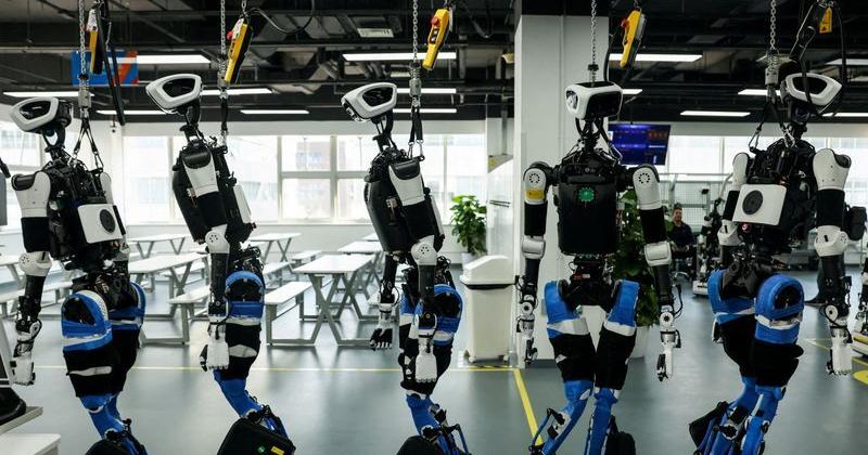Organised media tour to  the Robotics Pilot Testing and Validation Platform of Beijing Innovation Center of Humanoid Robotics in Beijing
