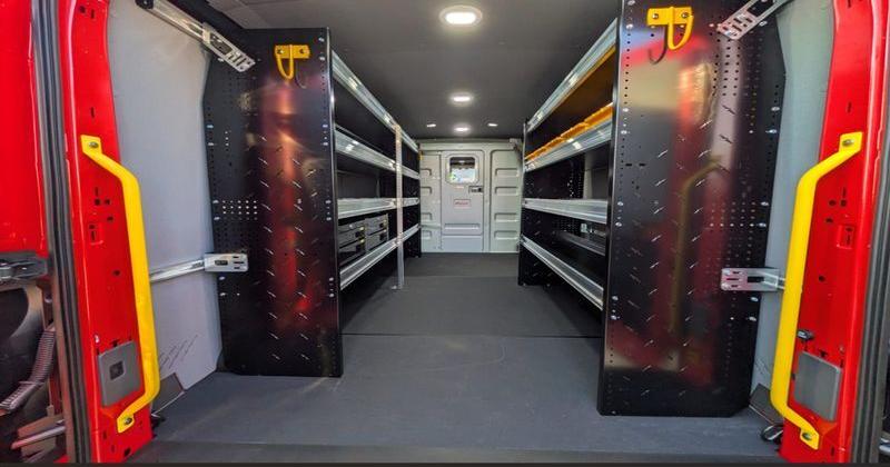 2026 Ford Transit Cargo Van interior.