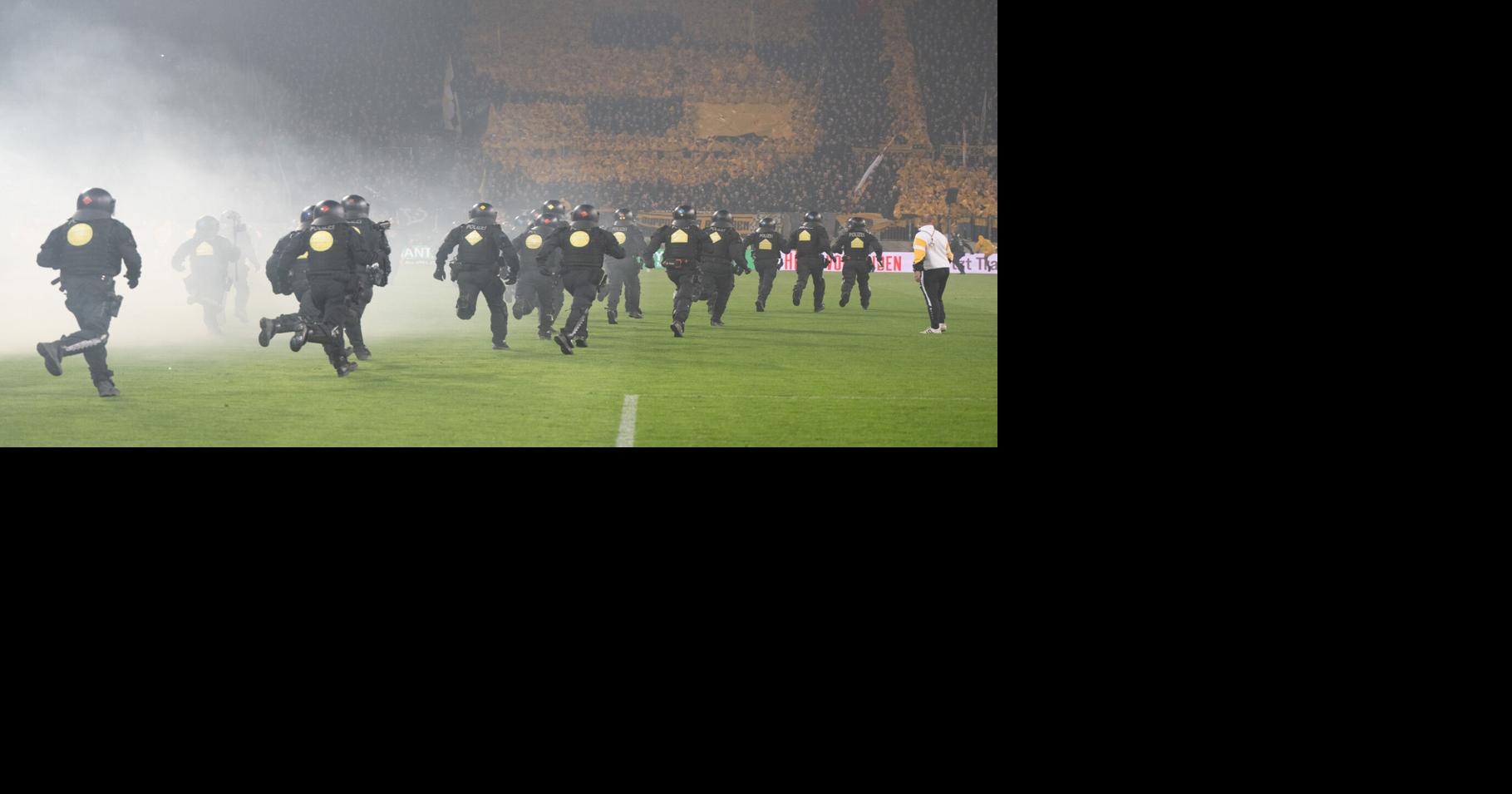 German police investigate 'dangerous bodily harm' after soccer fan unrest