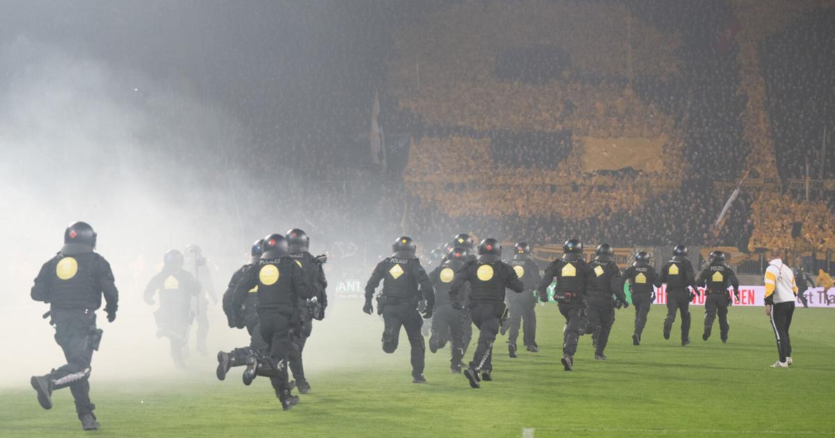 German police investigate 'dangerous bodily harm' after soccer fan unrest