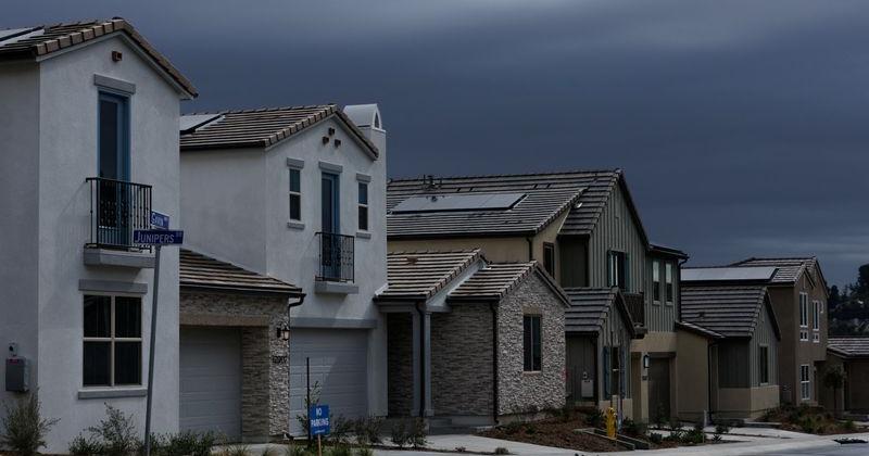New home construction in California